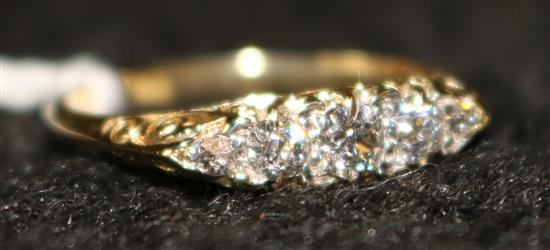 Diamond 5 stone ring